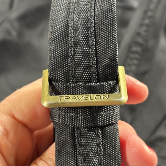 Travelon Anti Theft Crossbody Bag Black Nylon Shoulder Strap Security - Picture 11 of 13